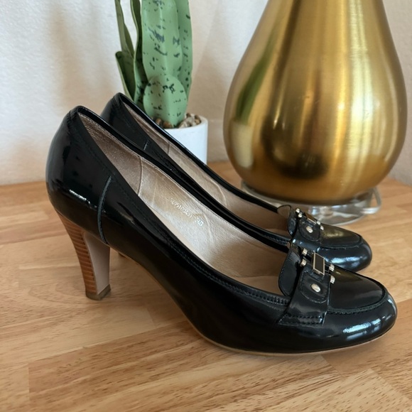 Fiorucci Black Patent Leather Heels - Picture 2 of 16